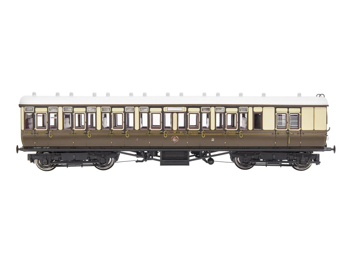 GWR Toplight Mainline City Lined Choc/Cm 3rd Brake
