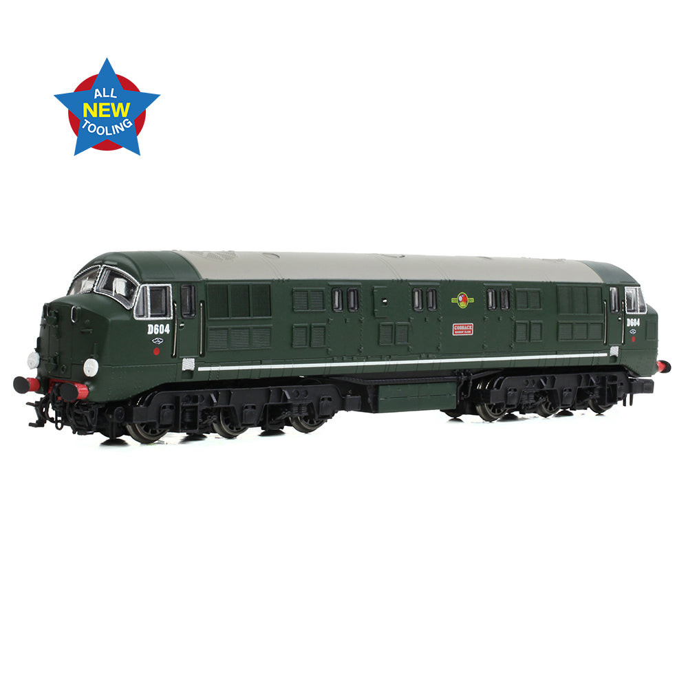 Class 41 'Warship' Disc Headcode D604 'Cossack' BR Gree