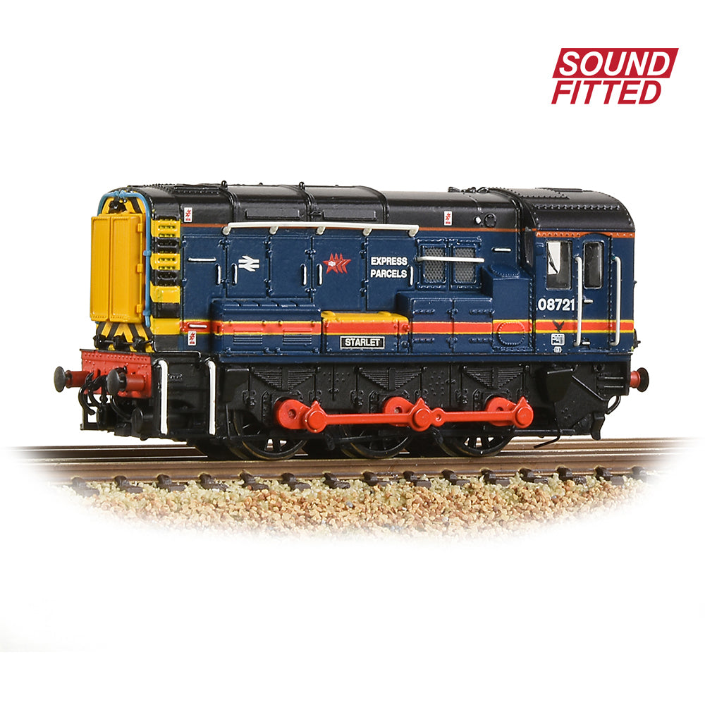 Class 08 08721 Starlet BR Red Star Express Parcels