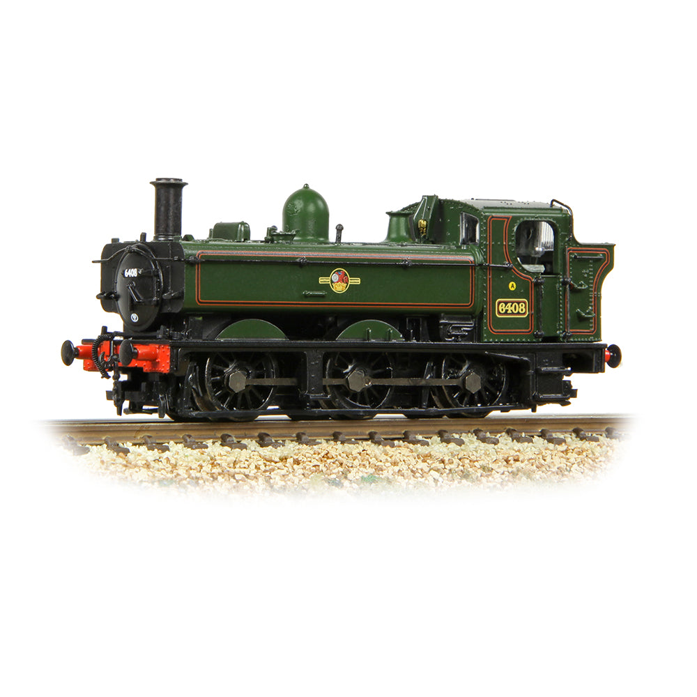 GWR 64XX Pannier Tank 6408 BR Lined Green Late