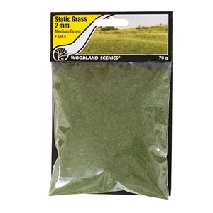Static Grass 2mm - Medium Green