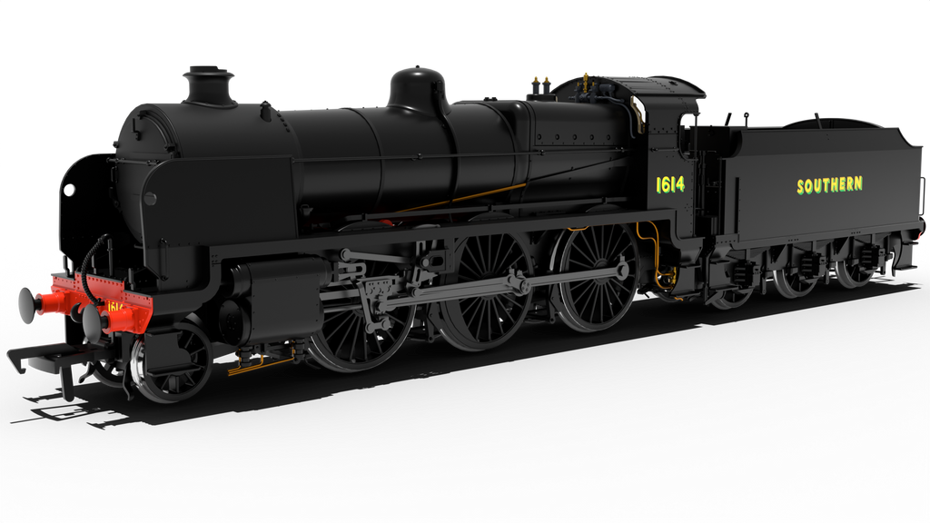 SR U Class No.1614 – SR Black with Sunshine Lettering