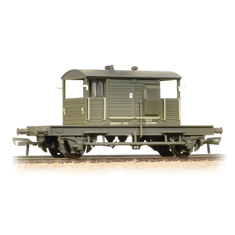 25T Pill Box Brake Van BR Departmental Olive Weathered